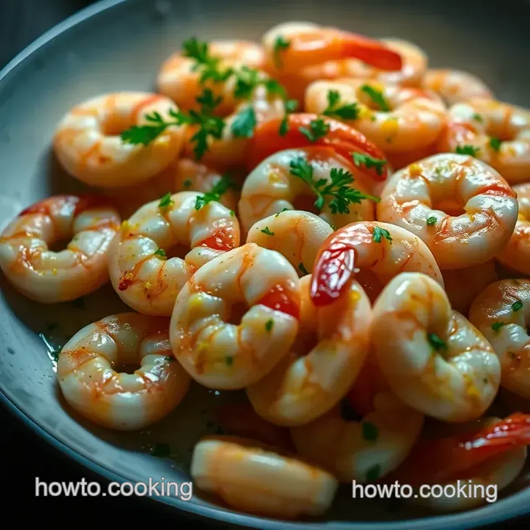 Zesty Lemon Herb Shrimp with Quinoa & Roasted Asparagus presentation