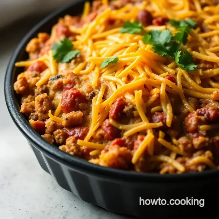 Zesty Mexican Tortilla Casserole presentation