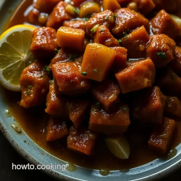 Zesty Mojo Criollo: A Cuban Citrus Garlic Marinade presentation