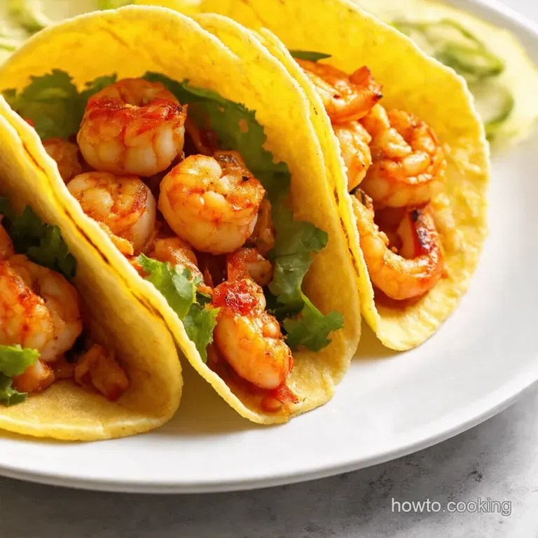 Zesty Shrimp Tacos with Cool Avocado Crema